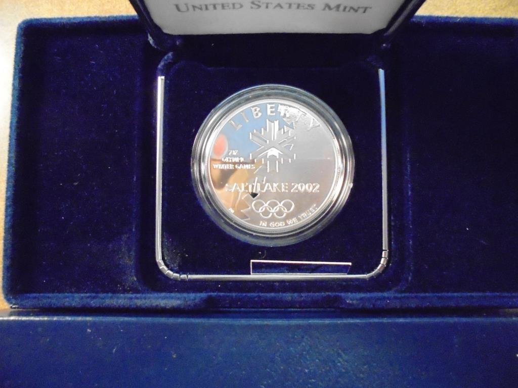 2002-P OLYMPIC WINTER GAMES SALT LAKE PROOF SILVER (1 of 2)