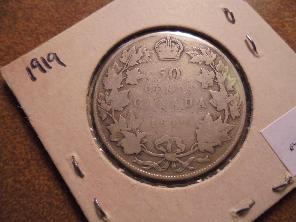 1919 CANADA SILVER 50 CENTS (1 of 2)