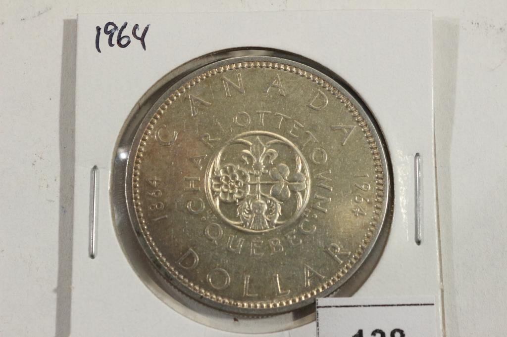 1964 CANADA SILVER DOLLAR (1 of 2)