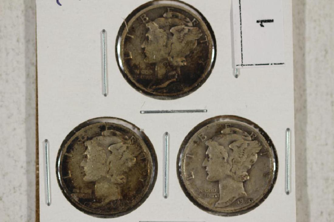 1940 P/D/S MERCURY DIMES (1 of 2)