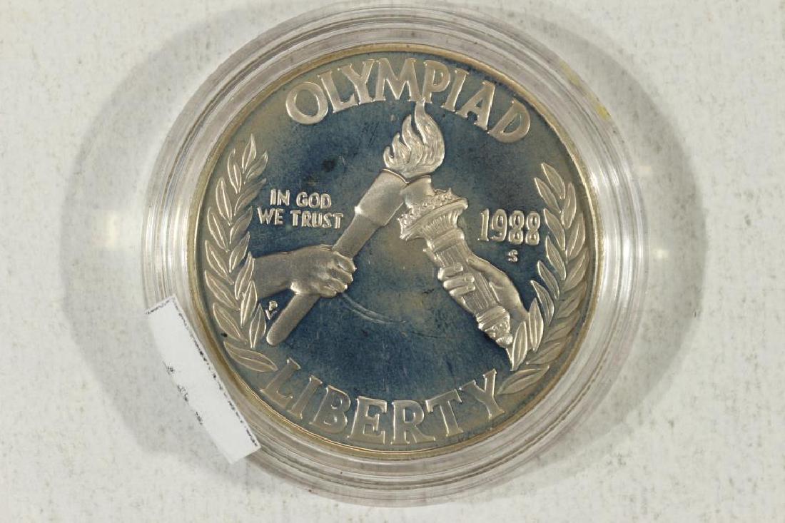1988-S US OLYMPIC PROOF SILVER DOLLAR (1 of 2)