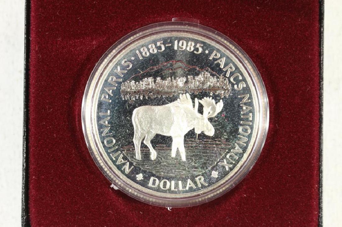 1985 CANADA NATIONAL PARKS SILVER DOLLAR PROOF (1 of 4)