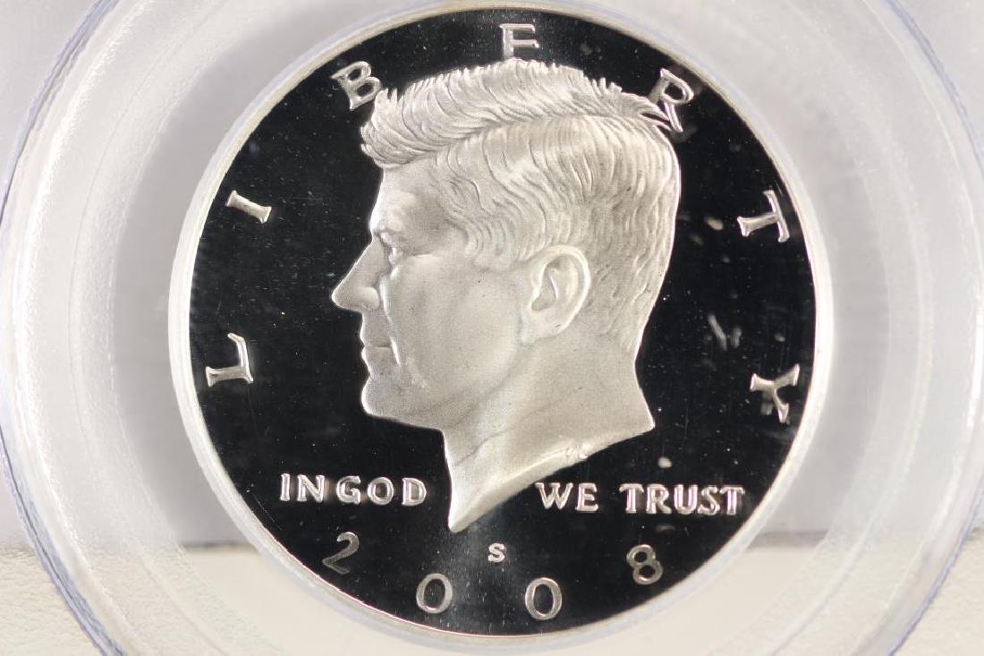 2008-S SILVER KENNEDY HALF DOLLAR PCGS PR69 DCAM (1 of 3)