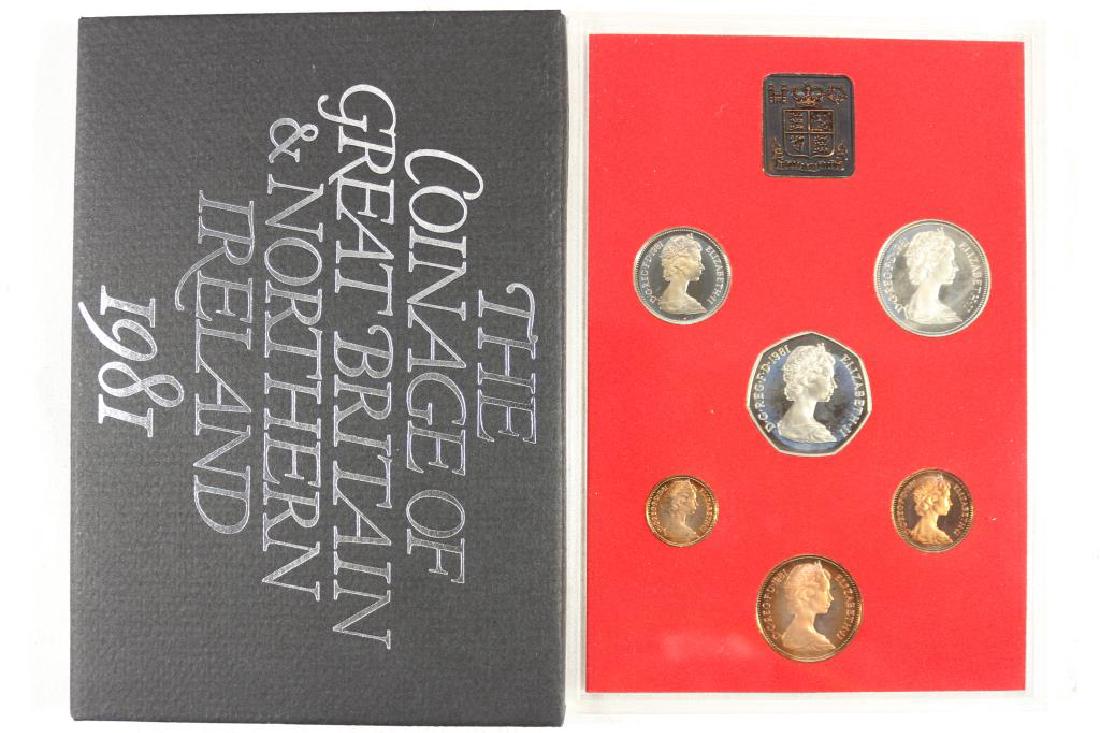 1981 GREAT BRITAIN AND NORTHERN IRELAND PROOF SET: ORIGINAL ROYAL MINT PACKAGING