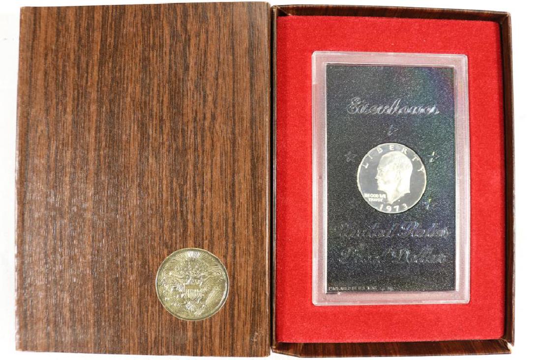 1973-S IKE SILVER DOLLAR PROOF (BROWN PACK) (1 of 3)
