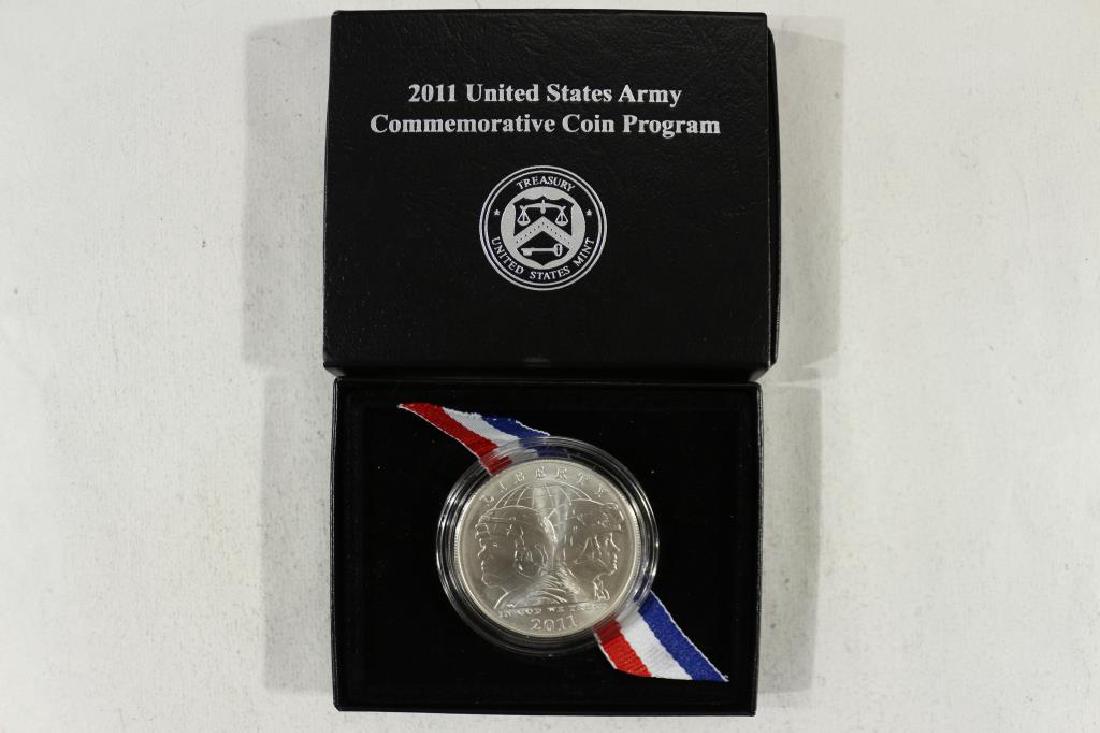 2011-S US ARMY UNC SILVER DOLLAR (1 of 4)