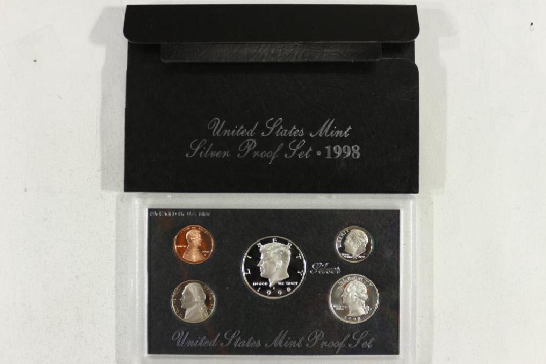 1998 US SILVER PROOF SET (WITH BOX) (1 of 2)