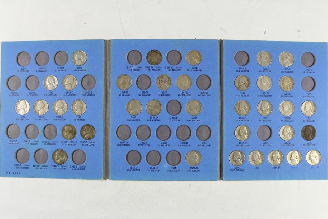 PARTIAL 1938 UP JEFFERSON NICKEL SET 36 COINS (1 of 5)