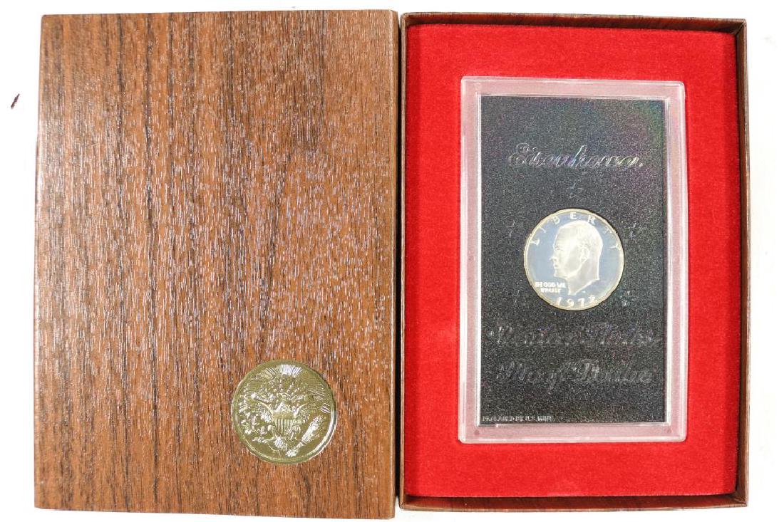 1972-S IKE SILVER DOLLAR PROOF (BROWN PACK) (1 of 2)