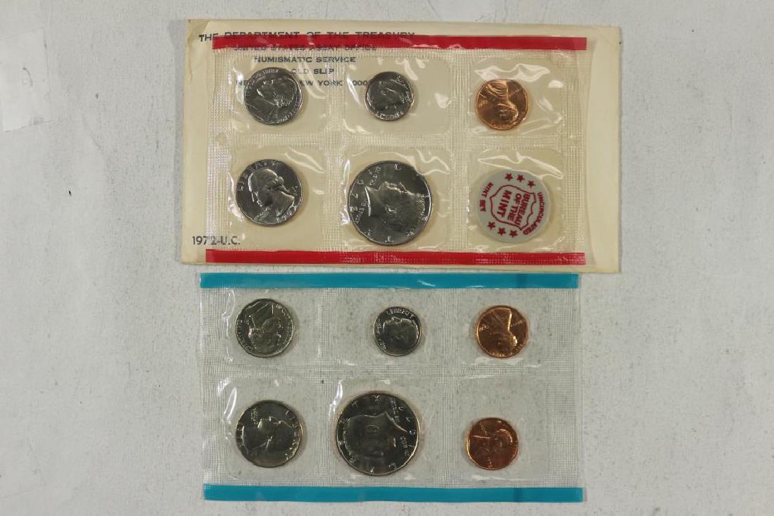 1972 US MINT SET (UNC) P/D/S (WITH ENVELOPE) (1 of 2)