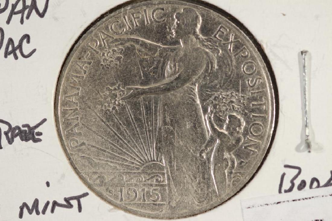 1915-S PANAMA-PACIFIC COMMEMORATIVE HALF DOLLAR: You must call or email us your credit card directly. Our phone number is 1-763-862-8302 and our email is bidalotauction@aol.com. Thanks.