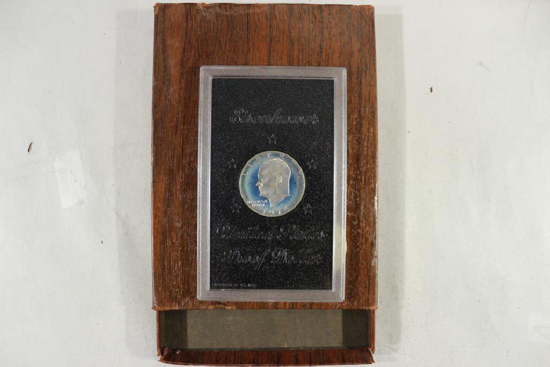 1974-S IKE SILVER DOLLAR PROOF (BROWN PACK) (1 of 2)