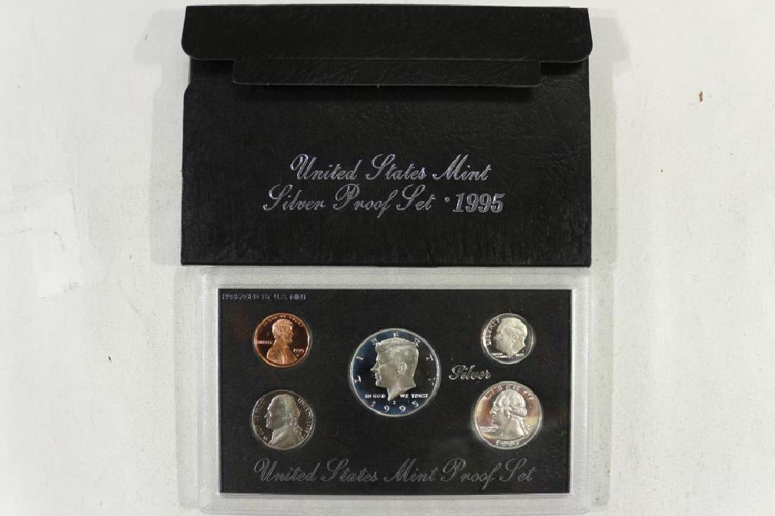 1995 US SILVER PROOF SET (WITH BOX) (1 of 2)
