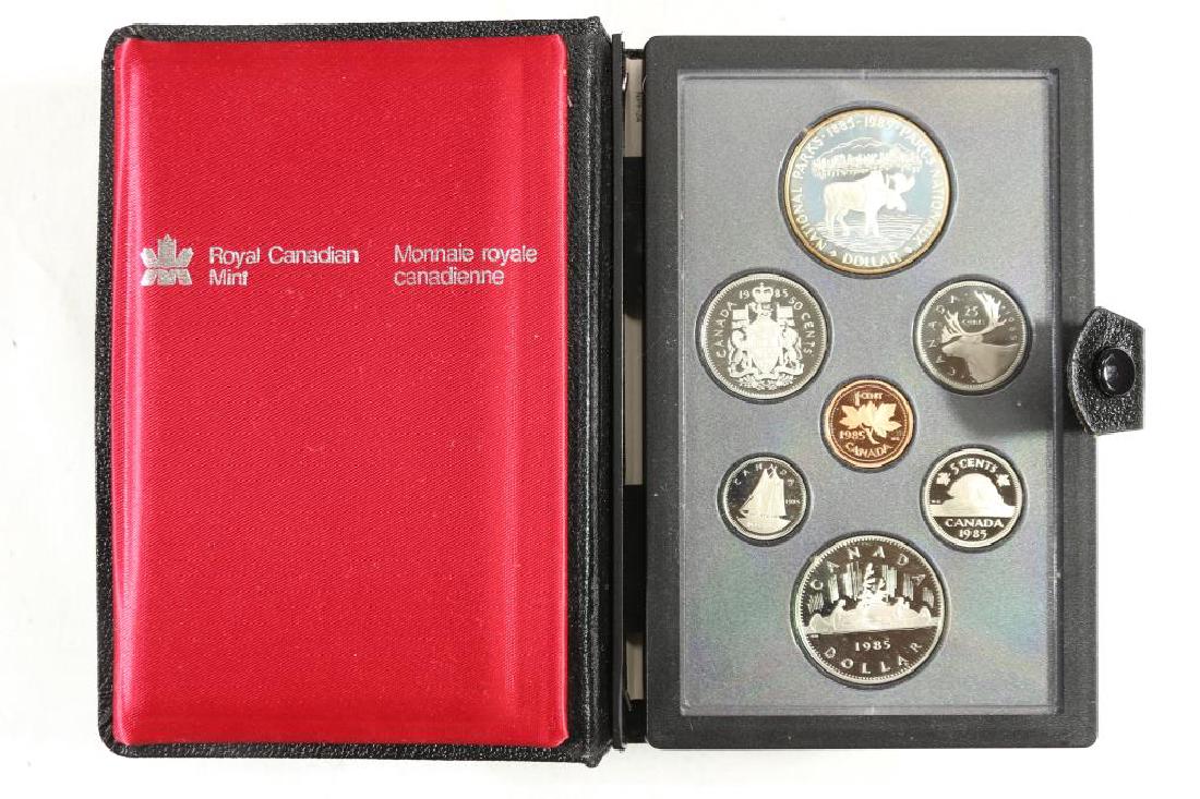 1985 CANADA DOUBLE DOLLAR PROOF SET NATIONAL PARKS (1 of 3)