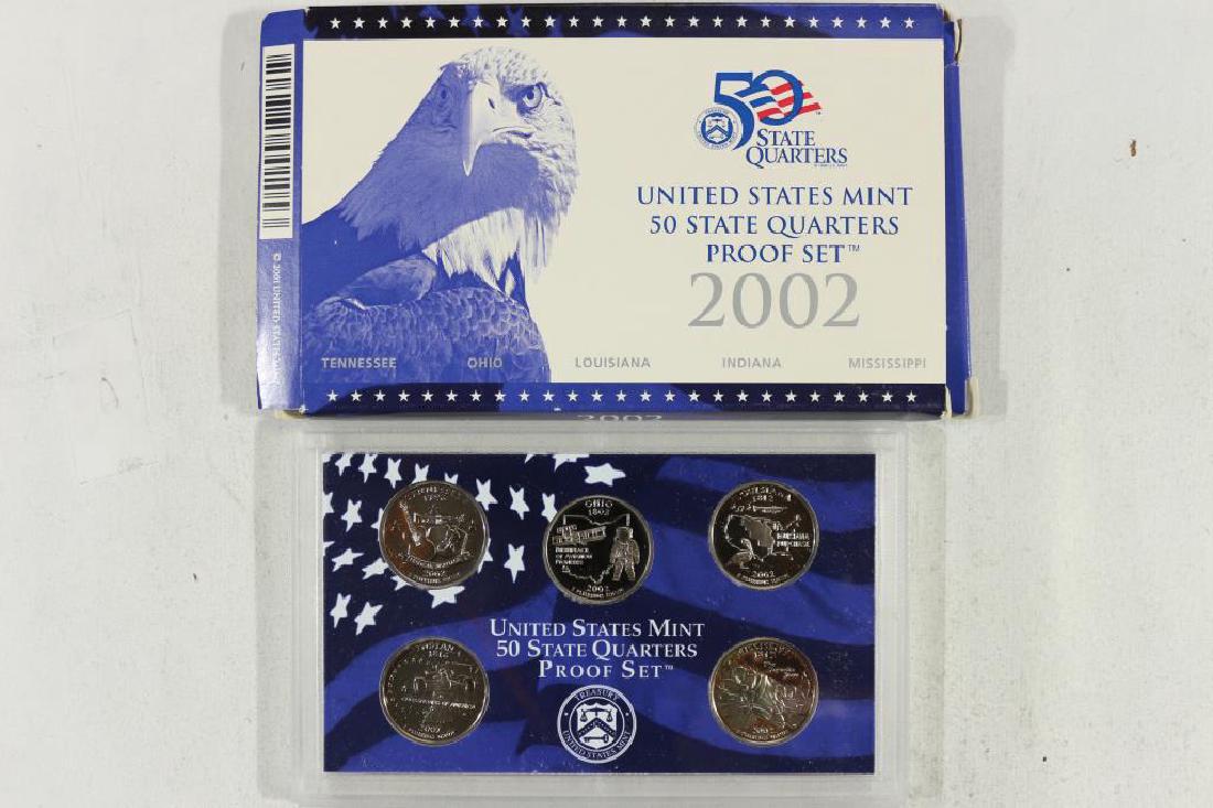 2002 US 50 STATE QUARTERS PROOF SET WITH BOX (1 of 2)