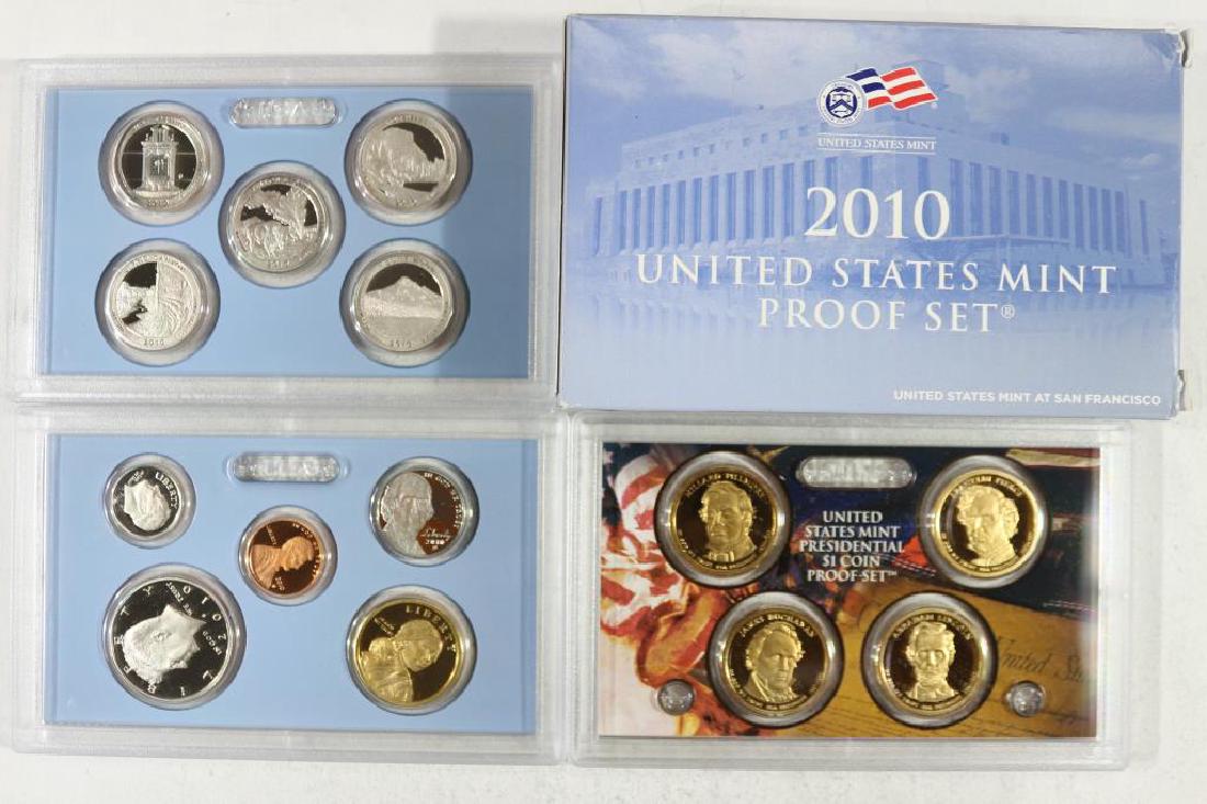 2010 US PROOF SET (WITH BOX) 14 PIECES (1 of 2)