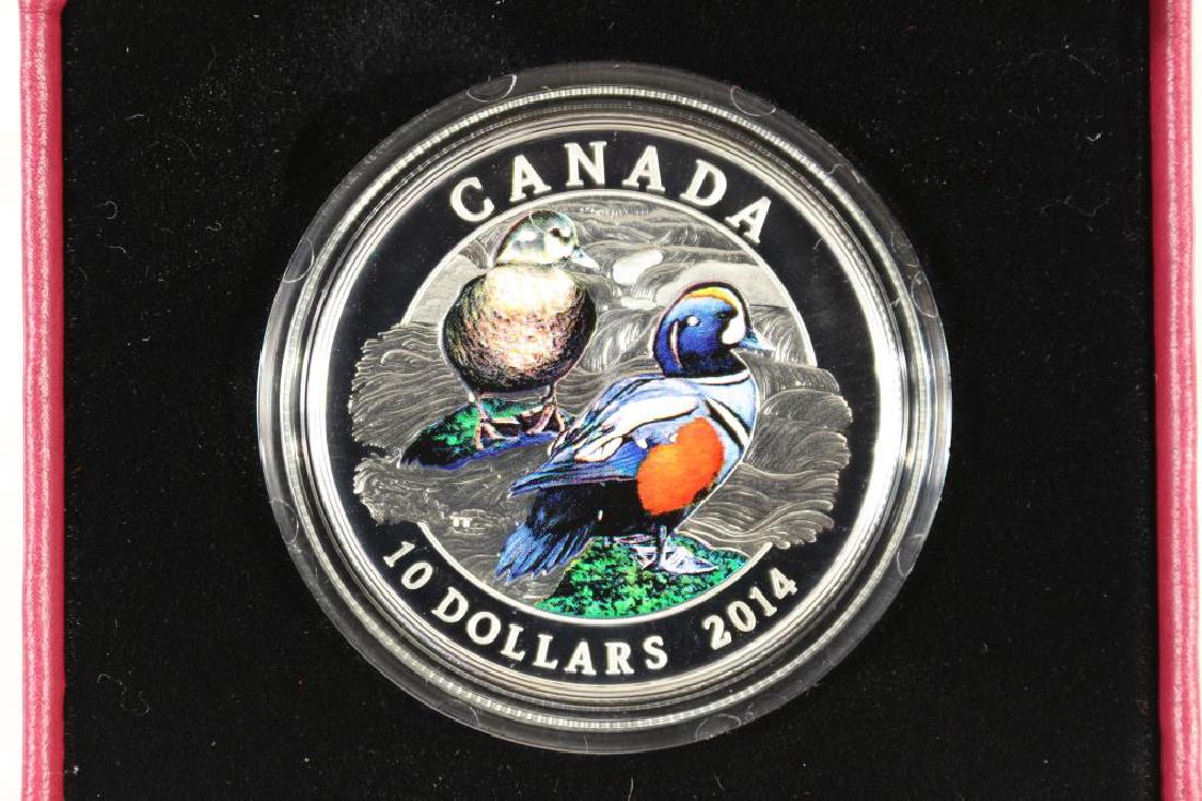 2014 CANADA $10 FINE SILVER COIN COLORIZED PROOF (1 of 3)