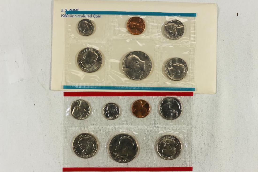 1980 US MINT SET (UNC) P/D/S (WITH ENVELOPE) (1 of 2)