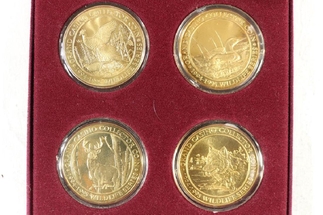 1994-95 GRAND CASINO 4 COIN $5 COLLECTOR COINS (1 of 3)