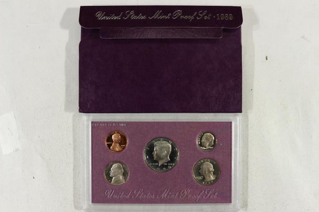1989 US PROOF SET (WITH BOX): You must call or email us your credit card directly. Our phone number is 1-763-862-8302 and our email is bidalotauction@aol.com. Thanks.