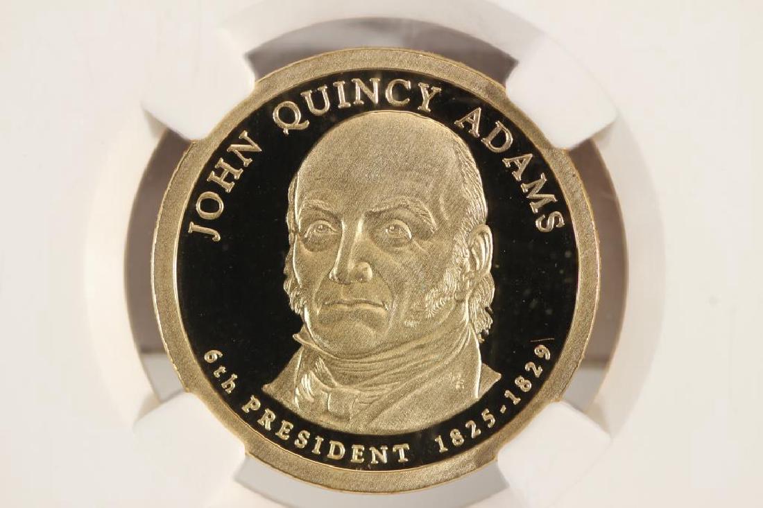 2008-S JOHN ADAMS DOLLAR NGC PF69 ULTRA CAMEO: You must call or email us your credit card directly. Our phone number is 1-763-862-8302 and our email is bidalotauction@aol.com. Thanks.