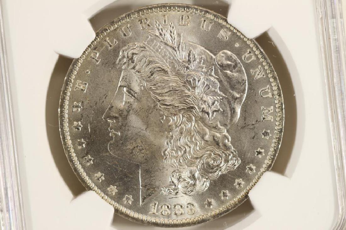 1883-O MORGAN SILVER DOLLAR NGC MS64: You must call or email us your credit card directly. Our phone number is 1-763-862-8302 and our email is bidalotauction@aol.com. Thanks.