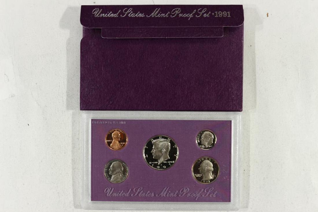 1991 US PROOF SET (WITH BOX): You must call or email us your credit card directly. Our phone number is 1-763-862-8302 and our email is bidalotauction@aol.com. Thanks.
