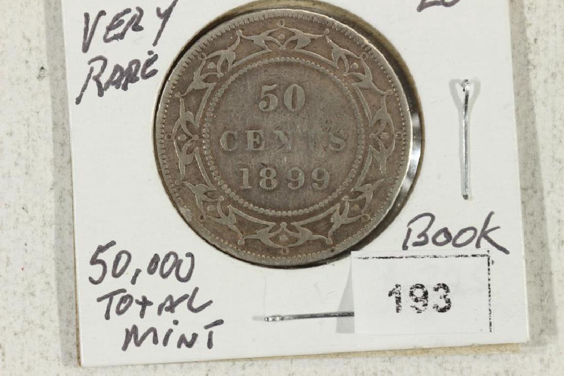 1899 NEWFOUNDLAND SILVER 50 CENT (1 of 2)