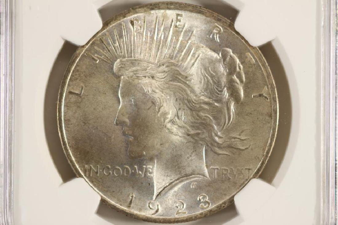 1923 PEACE SILVER DOLLAR NGC MS64 (1 of 3)