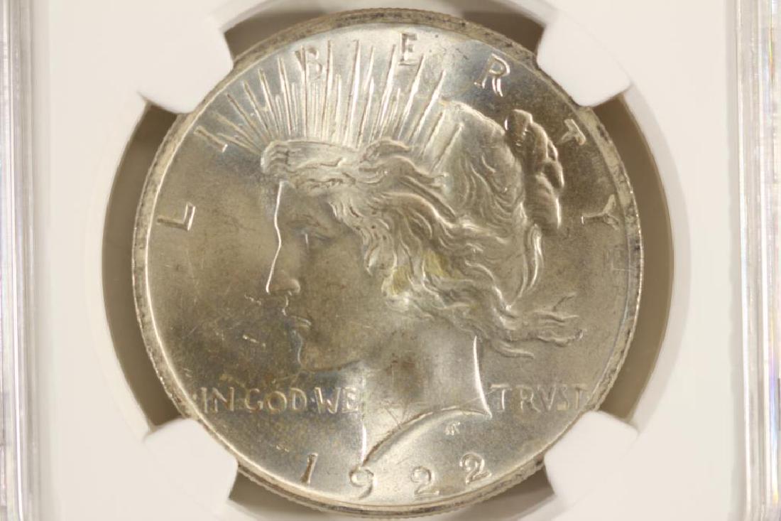1922 PEACE SILVER DOLLAR NGC MS64 (1 of 3)
