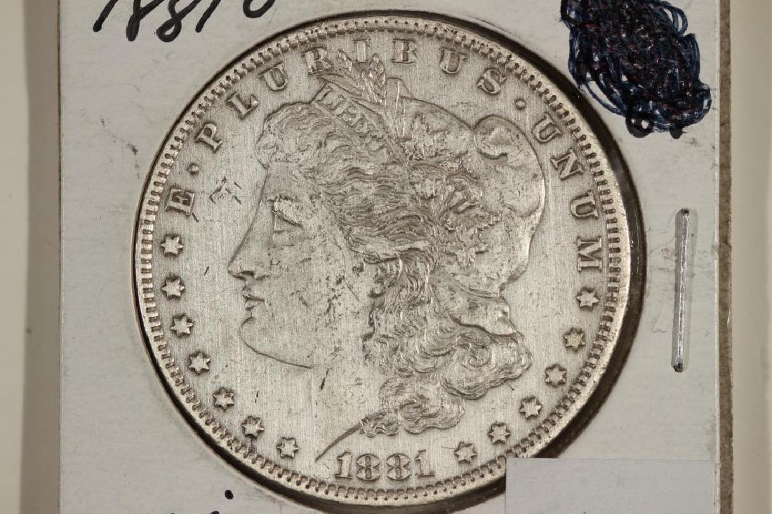 1881-O MORGAN SILVER DOLLAR: You must call or email us your credit card directly. Our phone number is 1-763-862-8302 and our email is bidalotauction@aol.com. Thanks.