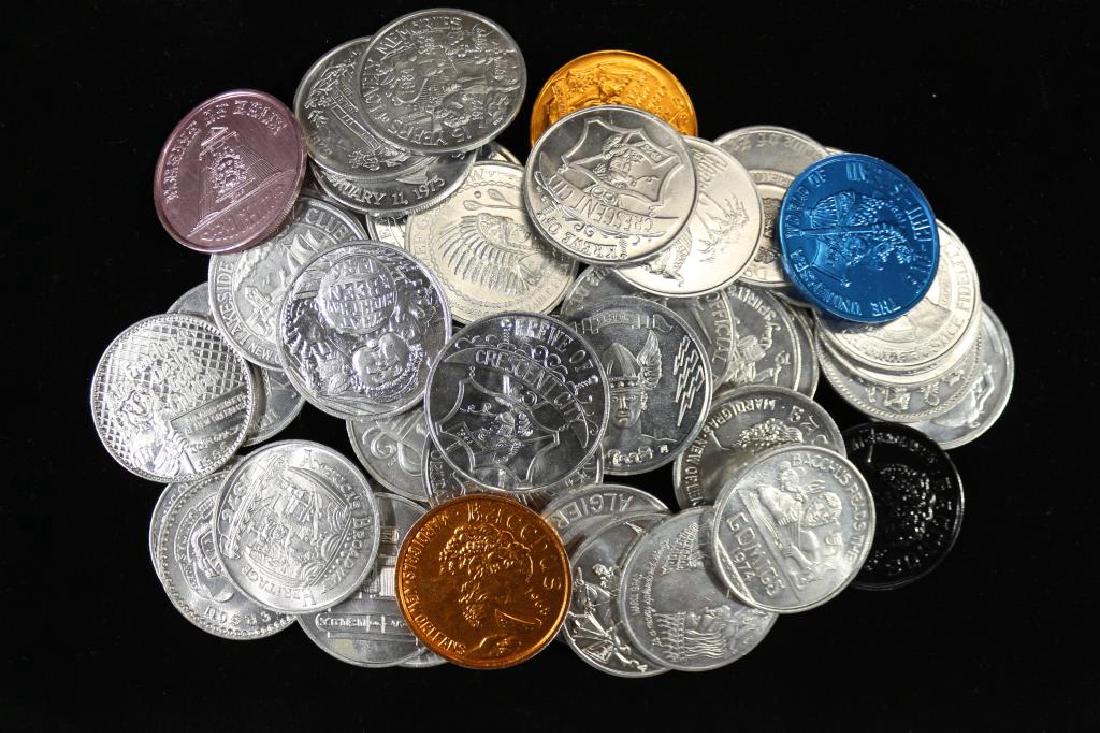 50 ASSORTED MARDI GRAS TOKENS (1 of 1)