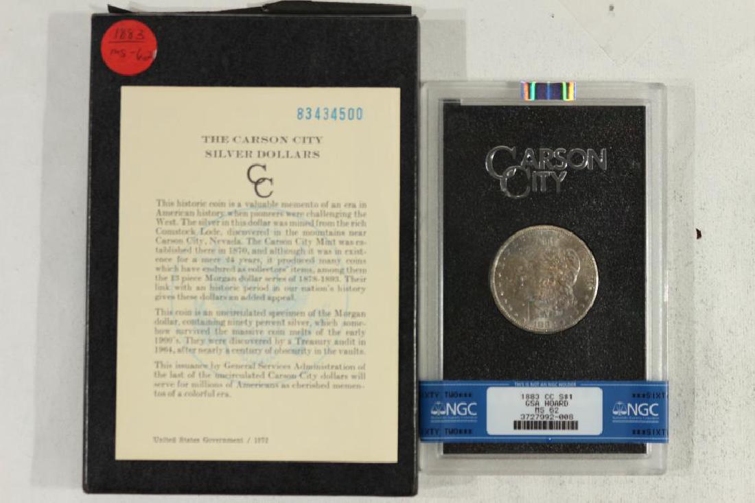 1883 -CC GSA MORGAN SILVER DOLLAR (UNC) (1 of 2)