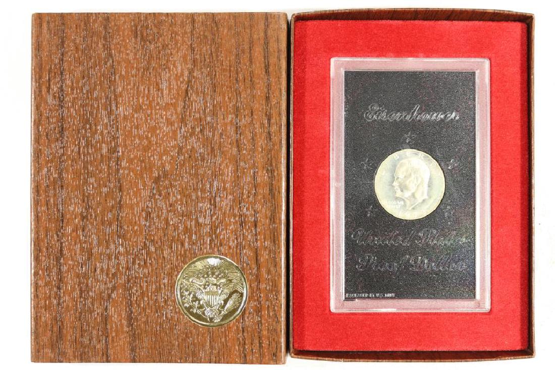 1973-S IKE SILVER DOLLAR PROOF (BROWN PACK) (1 of 2)