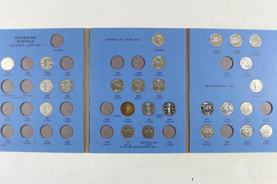 PARTIAL 1922-1960 CANADIAN NICKEL SET 26 COINS (1 of 5)