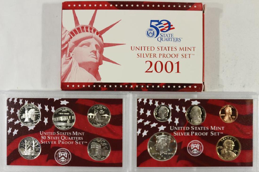 2001 US SILVER PROOF SET (WITH BOX) (1 of 2)