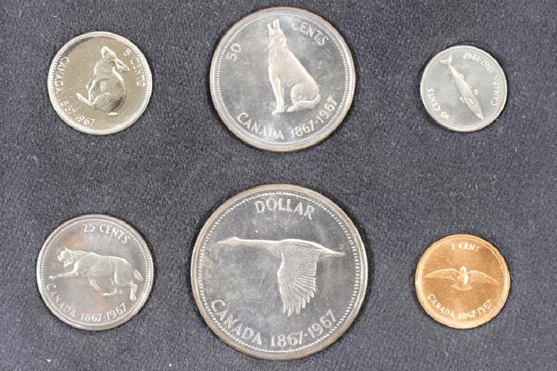 1967 CANADA CONFEDERATION PROOF SET WITHOUT GOLD (1 of 3)