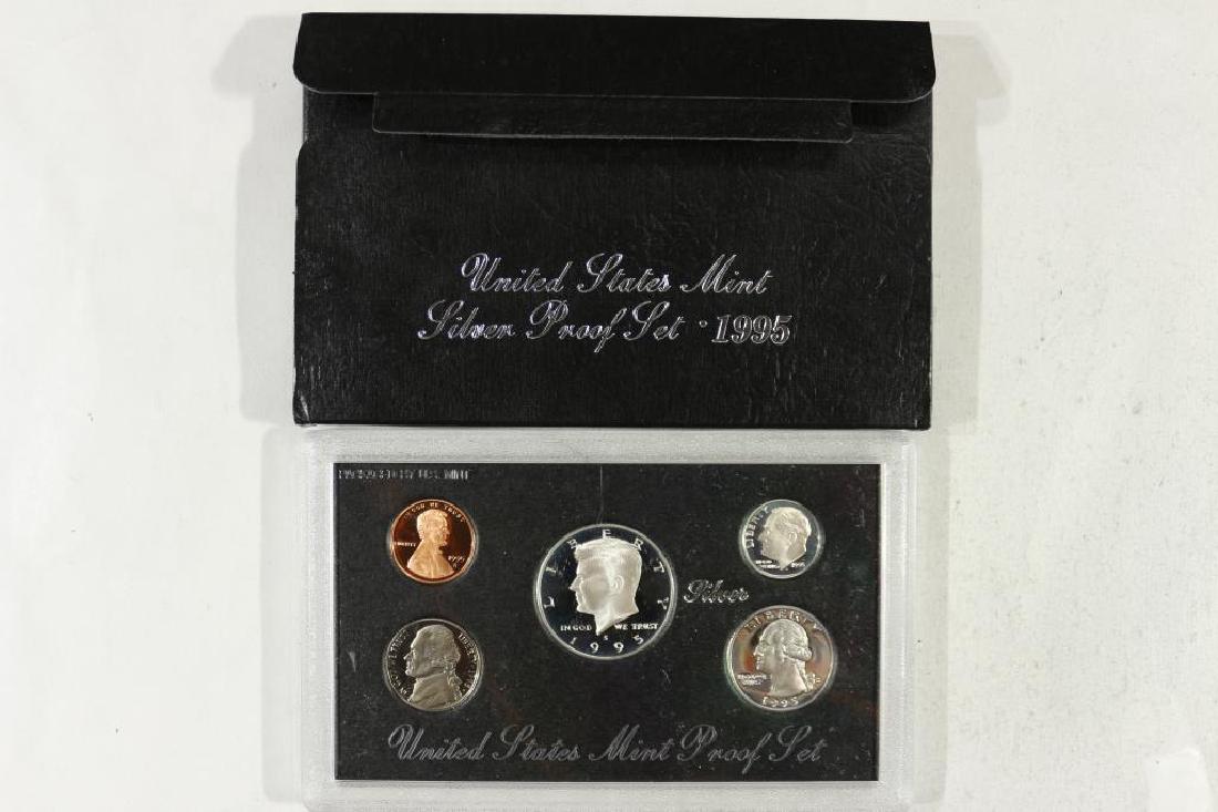 1995 US SILVER PROOF SET (WITH BOX) (1 of 2)