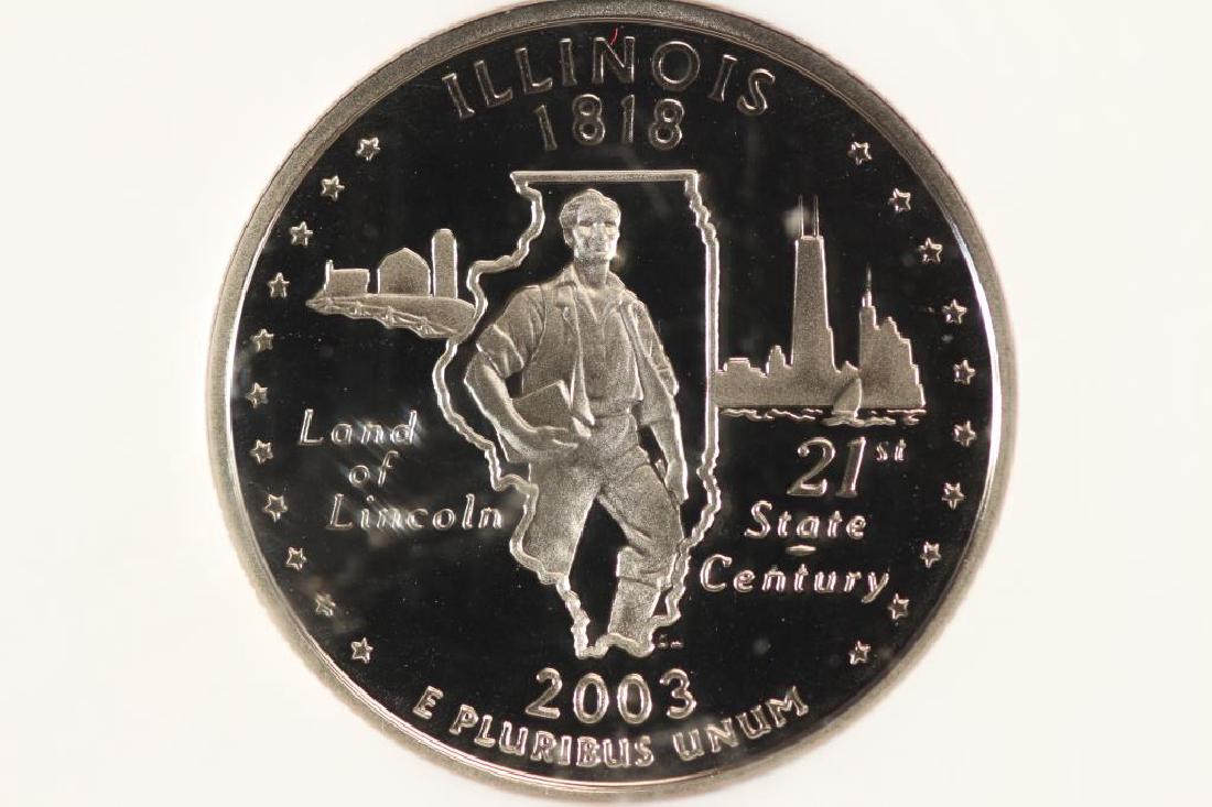 2003-S ILLINOIS QUARTER NGC PF69 ULTRA CAMEO: You must call or email us your credit card directly. Our phone number is 1-763-862-8302 and our email is bidalotauction@aol.com. Thanks.
