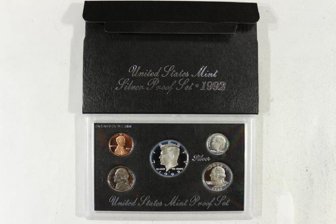 1992 US SILVER PROOF SET (WITH BOX): You must call or email us your credit card directly. Our phone number is 1-763-862-8302 and our email is bidalotauction@aol.com. Thanks.