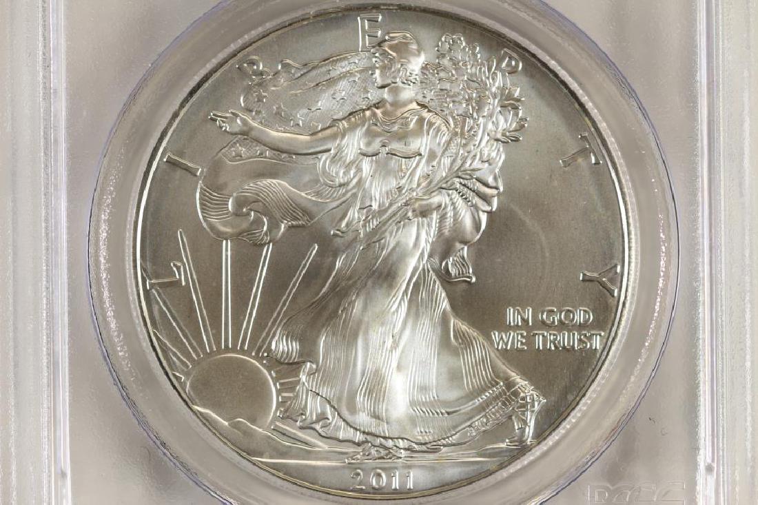 2011-W AMERICAN SILVER EAGLE PCGS MS70 (1 of 3)