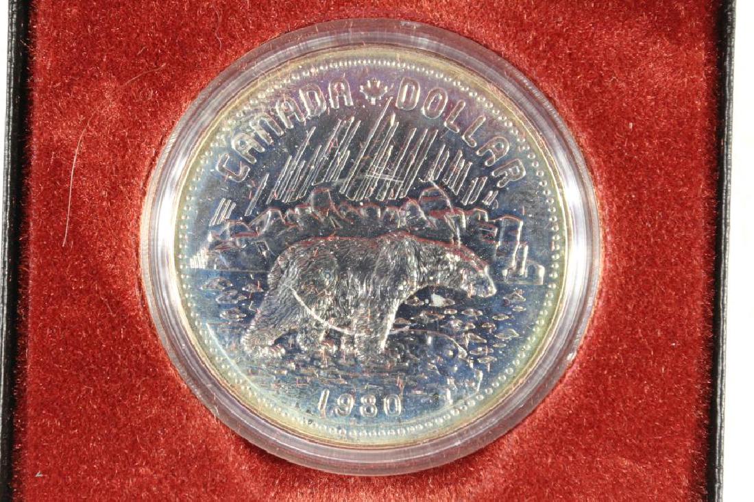1980 CANADA ARCTIC SILVER DOLLAR PROOF (1 of 2)