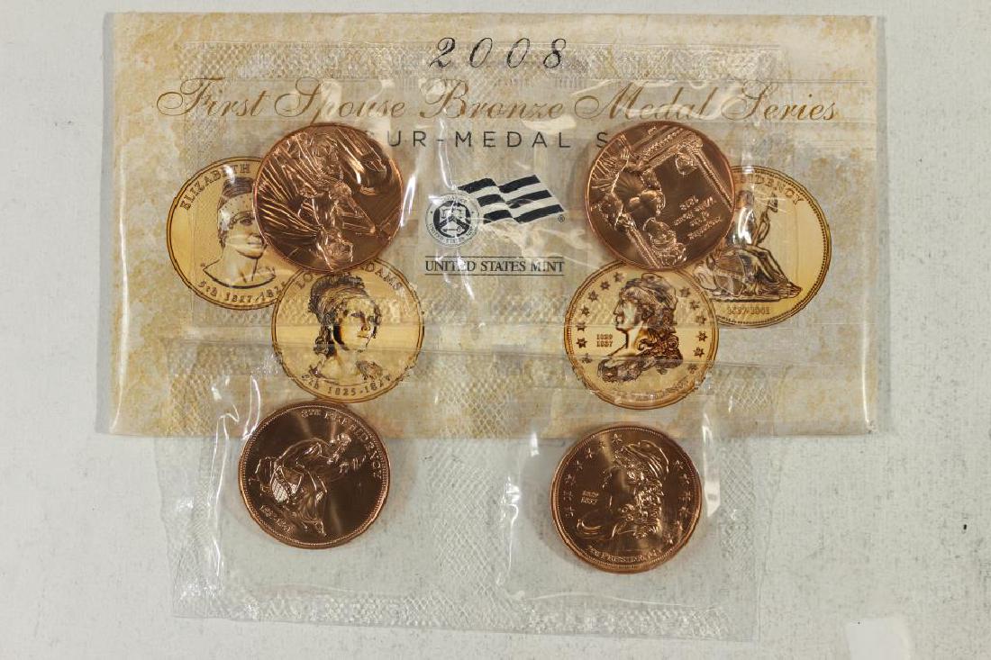 2008 US  FIRST SPOUSE BRONZE MEDAL SERIES FOUR- (1 of 2)
