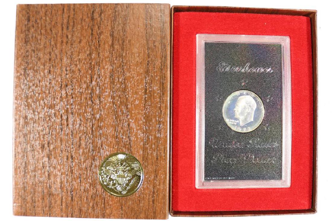 1972-S IKE SILVER DOLLAR PROOF (BROWN PACK) (1 of 2)
