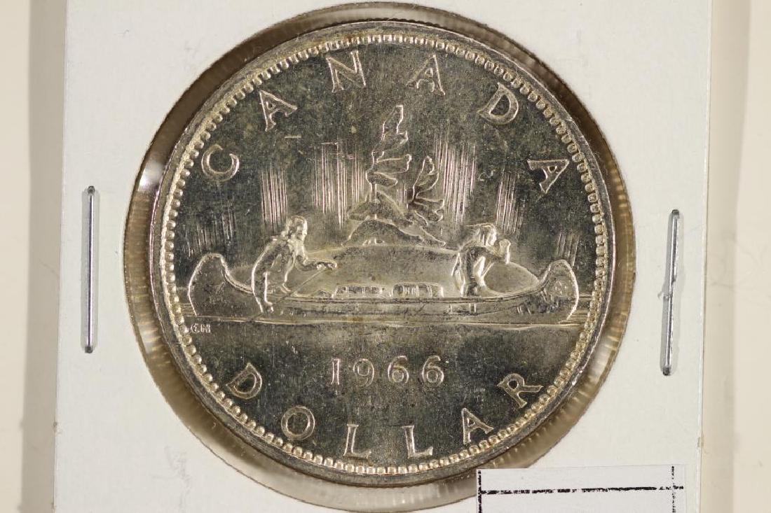 1966 CANADA SILVER DOLLAR UNC (1 of 2)