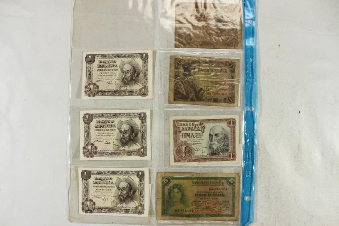 7 ASSORTED SPAIN CURRENCY 1935-1954 (1 of 2)