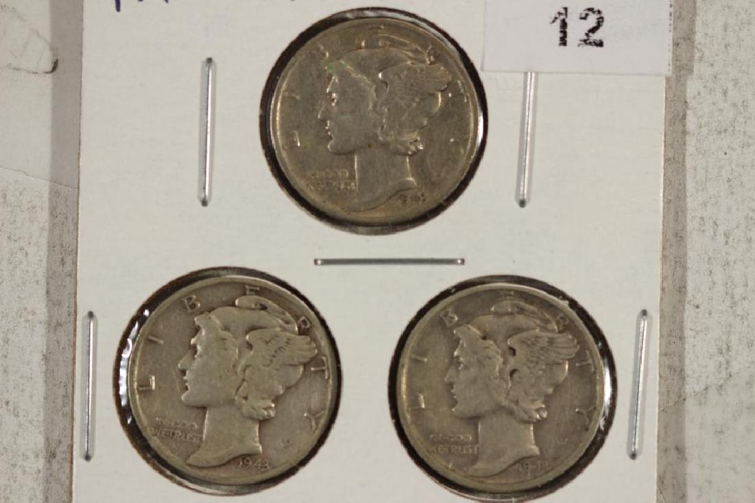 1943 P/D/S MERCURY DIMES: You must call or email us your credit card directly. Our phone number is 1-763-862-8302 and our email is bidalotauction@aol.com. Thanks.