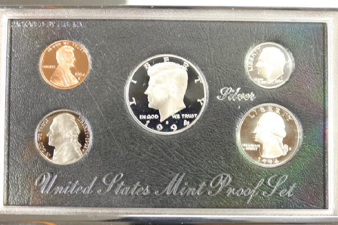 1994 US SILVER PREMIER PROOF SET (WITH BOX) (1 of 3)