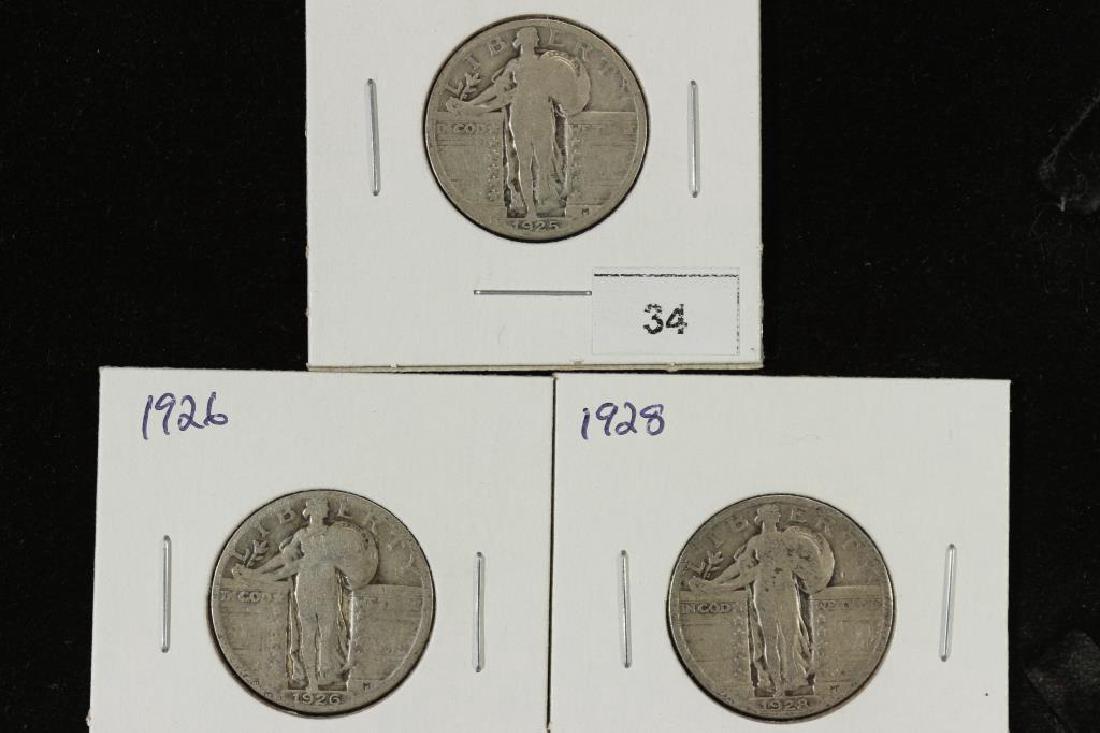 1925,26 & 28 STANDING LIBERTY QUARTERS: You must call or email us your credit card directly. Our phone number is 1-763-862-8302 and our email is bidalotauction@aol.com. Thanks.