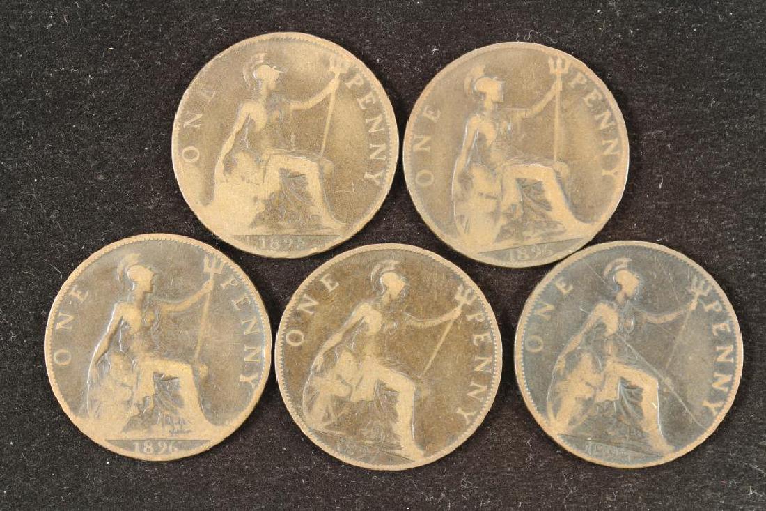 1895,2-96,97 & 98 GREAT BRITAIN LARGE PENNIES: You must call or email us your credit card directly. Our phone number is 1-763-862-8302 and our email is bidalotauction@aol.com. Thanks.